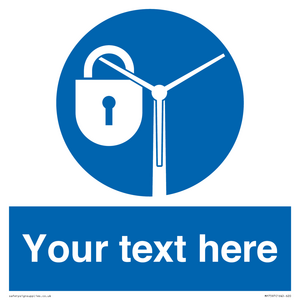 Custom mandatory lock rotor blades